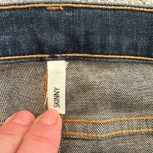 Rag & Bone Womens Slim Skinny Jeans Blue Pockets Dark Wash Mid Rise Denim 32 - Picture 3 of 8